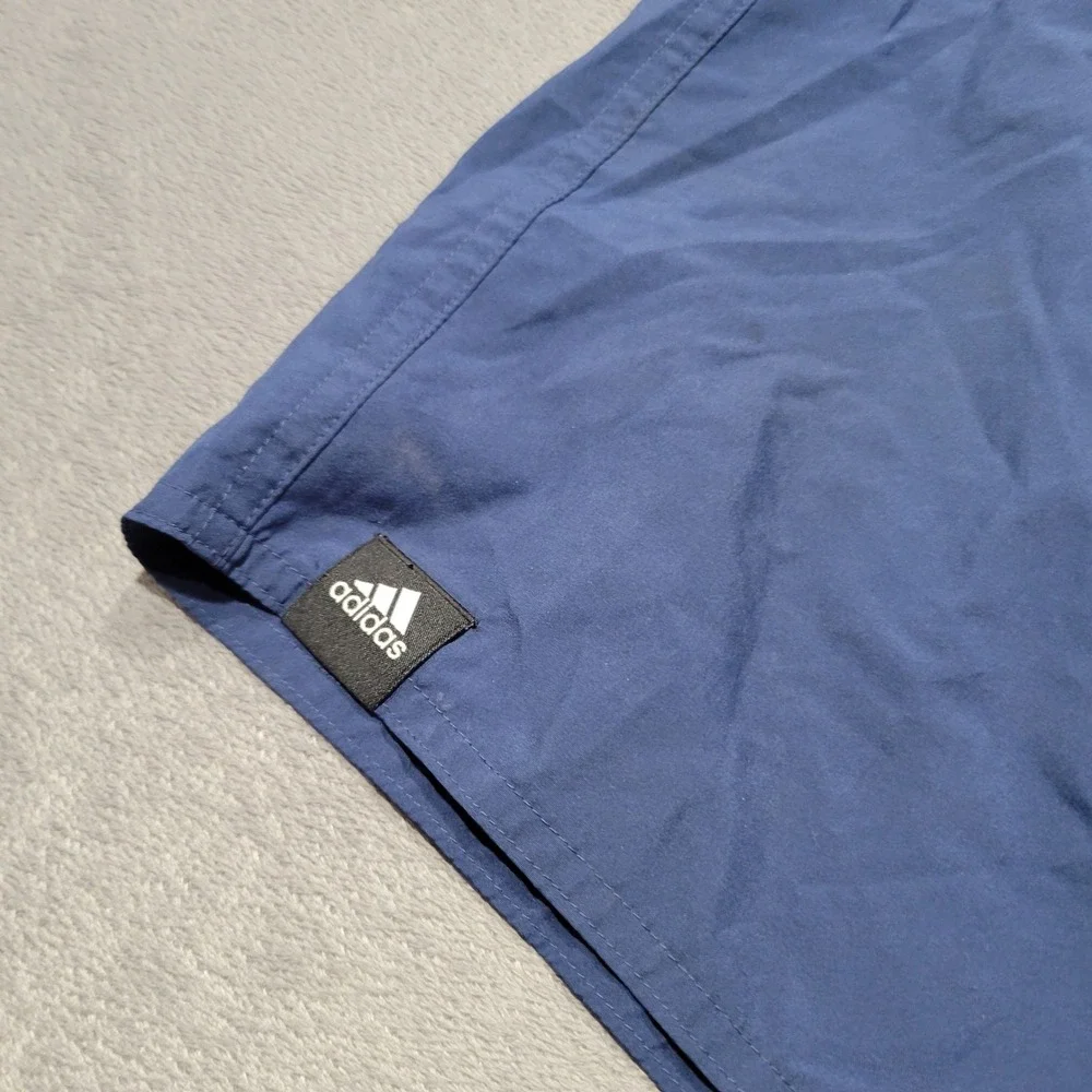 Adidas Swim Trunks Boys Large 13-14Y Navy Blue FL8721 Gradient‎ Logo Athletic